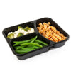 Image of Black Reusable Lunch Boxes - Set of 10