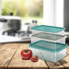 Image of stackable plastic boxes