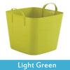 Image of green plastic storage boxes with lids