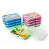 Image of Colored Reusable Lunch Boxes - Set of 9