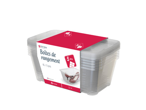 Clear box for storage