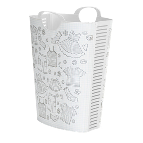 Laundry Hamper 58L + 4 Free Lunch Boxes Included