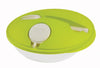 Image of Green Salad Boxes with Fork & Sauce - Set of 3