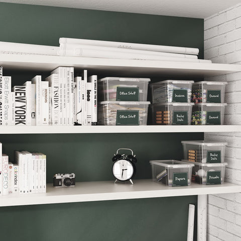 4 Storage Drawers with Erase Marker - 5L