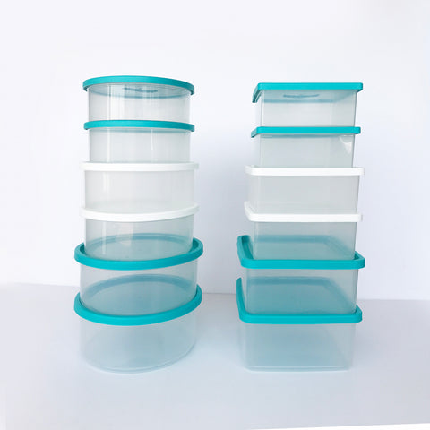 stackable plastic boxes