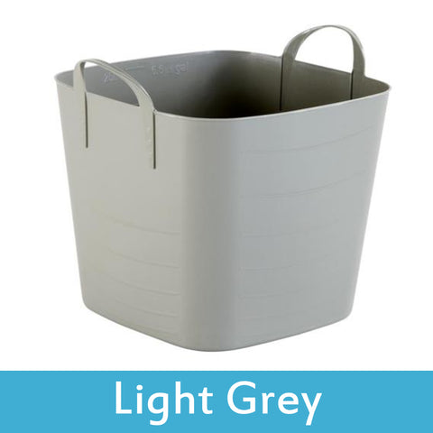 grey plastic storage boxes with lids