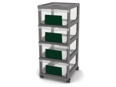 4 Storage Drawers with Erase Marker - 5L