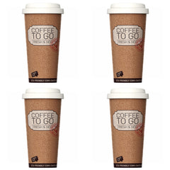 Travel coffee mug Corky Cup Leak Proof - Set of 4