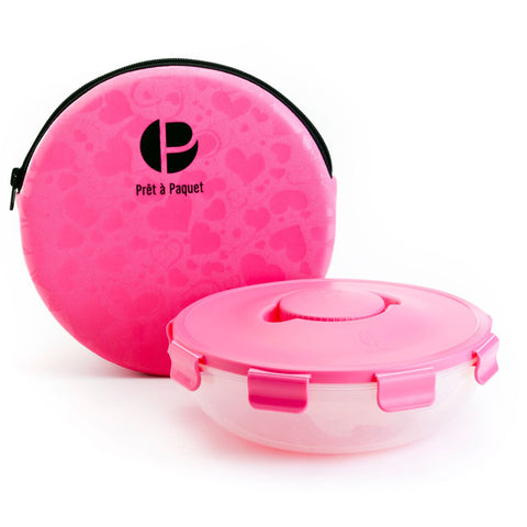 Prêt-à-Paquet Salad/Pasta Lunch Box - Pink